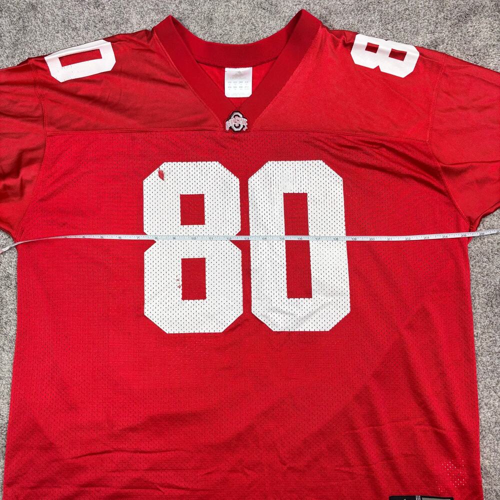 Vintage Adidas Ohio State Football Jersey #80 size XL - Picture 6 of 9